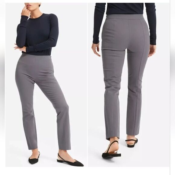 Everlane The Side Zip Work Pants in Gray Size 12 - Picture 1 of 14